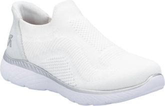 Rieker Womens M5072 Slip-On Sneaker In Weiss