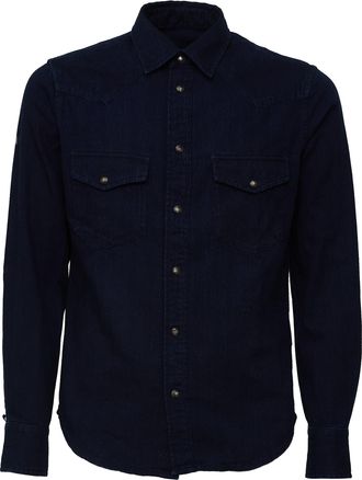 Jacob Cohen Western Resca Cotton Button-Down Shirt