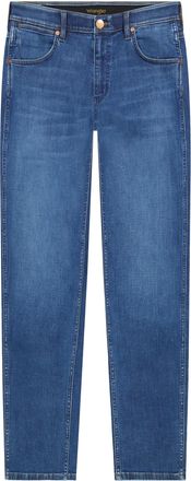 Wrangler Regular-fit-Jeans WRANGLER WRANGLER Jeans Greensboro, Herren, Gr. 31, L&auml;nge 34, blau, Obermaterial: 75% Baumwolle CO. 23% Polyester PES. 2% Elasthan E