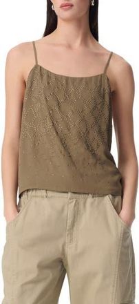 Robert Rodriguez Brennan Embellished Camisole in Stone Grey With Snake Stud Lay at Nordstrom Rack, Size X-Large