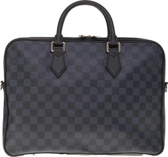 Louis Vuitton Dandy Grey Canvas Handbag (Pre-Owned)