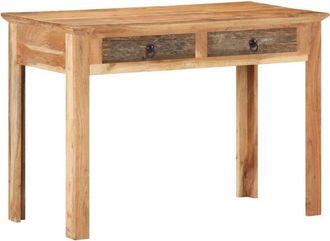 vidaXL Escritorio de madera maciza reciclada 110x50x75 cm Vidaxl