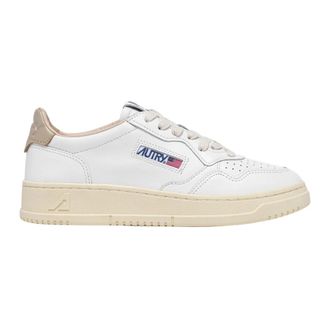 Autry Medalist Low - Dames - Sneakers - Wit - 36 EU - Katoen - Schoenen