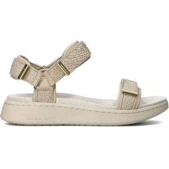 Woden Dames, Schoenen, Beige, Maat: 40 EU Katoen