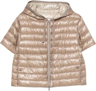 Herno Short-sleeve Hooded Jacket