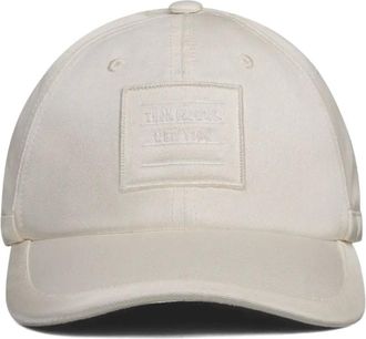 Thom Browne Cappello con logo - Bianco