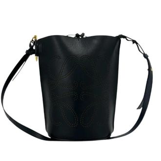 Loewe Pre-owned Gate Leather 2way Shoulder Bag - Dames - Vintage Tas - Zwart - ONE Size - Leer - Vintage