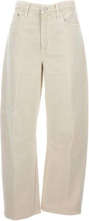 Citizens Of Humanity Wide Leg 5-Pocket Jeans With Logo Detail