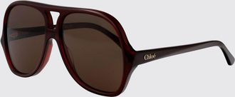 Chlo&eacute; Sunglasses Woman color Brown