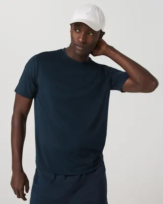 Vuori Clothing Short Sleeve Viewpoint Performance T-Shirt 2.0 | Storm Blue | Medium