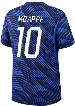 Nike Kylian Mbapp&eacute; France National Team 2026 Match Home Nike Mens Dri-FIT ADV Soccer Jersey in Blue | NN203949082-FFF