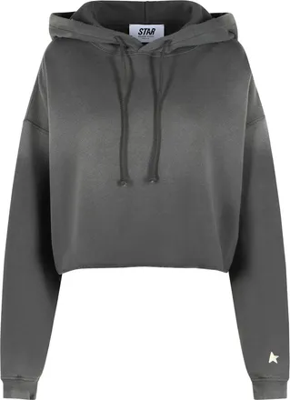 Golden Goose Star Grey Cotton Sweatshirt