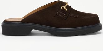 Russell & Bromley DALSTON Womens Brown Leather Snaffle Loafer Mule