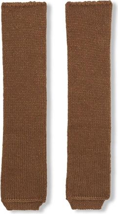 Cortana Circ- baby alpaca en zijden kachels - Dames - Sokken - Bruin - ONE Size - Wol - Ondergoed
