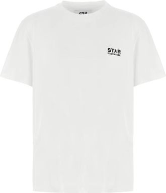 Golden Goose White Star Collection T-shirt - Heren - T-shirts - Wit - M - Katoen - Tops