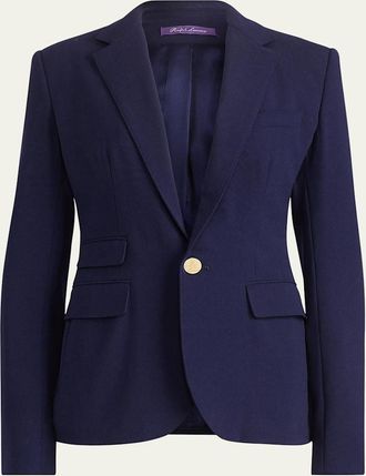 ジャケット Valentino Navy blue double-breasted jacket Toile Iconographe Valentino Navy blue double-breasted jacket Toile Iconographe