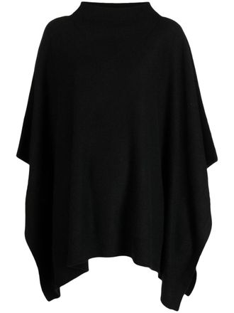 Vince slit-sleeve cashmere jumper - Black
