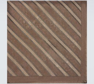 Brunello Cucinelli Striped silk pocket square
