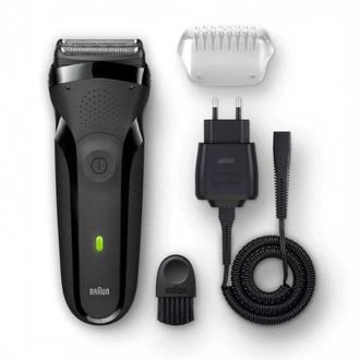 Braun Afeitadora Mojado Y Seco De L&aacute;minas Braun 81697104 Negro, Azul