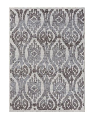 LR Home Lr Home Winona Damask Indoor/Outdoor Area Rug