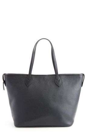 Royce Leather Leather Tote with Wristlet in Black at Nordstrom