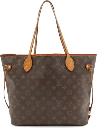Louis Vuitton Brown Galle Monogram White Monogram Shoulder Bag Tote Bag (Pre-Owned)