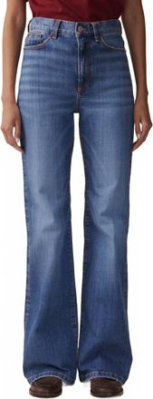Jeanerica Pyramid Brisk Flared Jeans In Brisk Mid Vintage