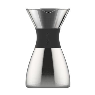 Asobu Asobu Cafetera Pour Over Plata 900 Ml Moderna