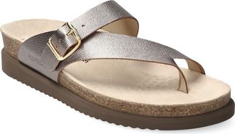 Mephisto Helen Toe Loop Sandal in Platinum at Nordstrom, Size 11