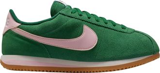 Nike Cortez-su&egrave;de sneakers voor dames (Groen/roze)