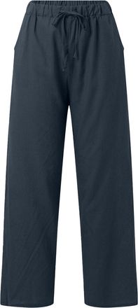 Generic Wide Leg Pants for Womens Waisted Leisure Stretch Womens Daily Elastic Waist Pockets Straight Solid Color Casual Pants Loose Long Trousers Fashion Wom