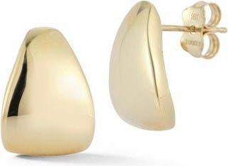 Ember Fine Jewelry 14K Dome Stud Earrings in Gold at Nordstrom Rack