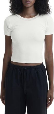 On All Day Rib T-Shirt in Ivory at Nordstrom, Size X-Small