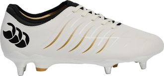 Canterbury Of New Zealand Unisex Adult Phoenix 2.0 Pro Leather Soft Ground Rugby Boots (Snow White) - Size UK 10.5