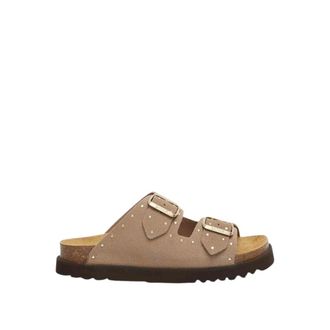 Scholl Beatriz Slipper - Dames - Sandalen - Beige - 35 EU - Su&egrave;de - Schoenen
