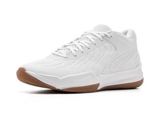 Puma Court Pro 2 Basketball Shoes Mens Basketball Shoes White/Gum : 10.5 D - Medium, Synthetic