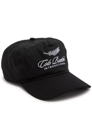 Cole Buxton International Logo-embroidered Cotton cap - Black - One Size