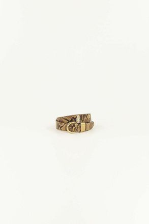 Sessun Leren riem met metalen gesp, MILOA E