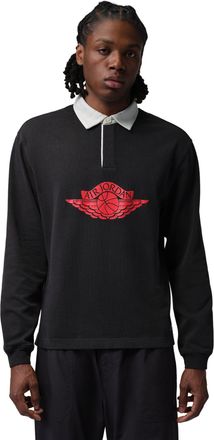 Nike Jordan Flight Essentials Rugby T-Shirt Black University Red IM9148-010