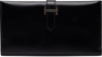 Herm&egrave;s Pre-owned Hermes Box Calf Bearn Wallet Ladies E4OZCKLSV76LQT9C