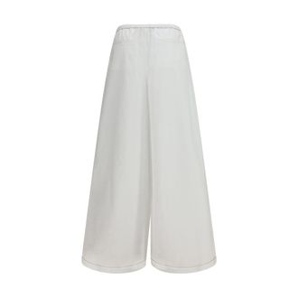 Marni Womens White Cotton Casual Pants
