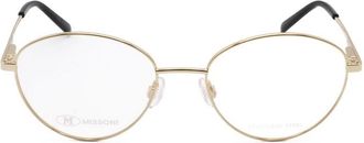 M Missoni Ladies Gold Tone Phantos Eyeglass Frames MMI-0024-2