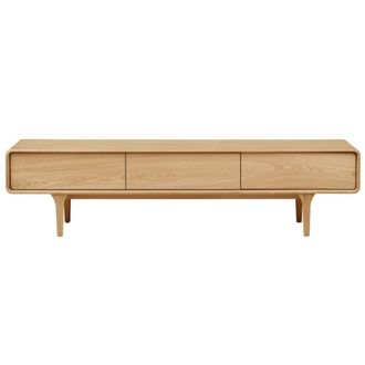 Moloo de TV vintage en roble natural 180 cm