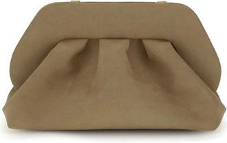 Themoir&egrave; Bios Su&egrave;de Clutch Tas - Dames - Clutches - Beige - ONE Size - Su&egrave;de - Tassen