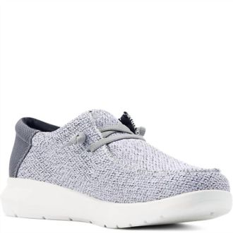 Ariat Mens Hilo Stretch Lace Casual Shoes In Distressed White