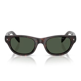 Prada Sunglasses Prc08 S 17 N90 V Brown/Dark Green Women Polarized