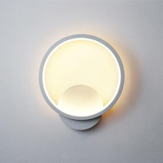 OEM Aplique De Pared Interior, L&aacute;mpara De Pared Redonda Moderna De 14 W, Luz Blanca C&aacute;lida Para Sala De Estar, Dormitorio, Escalera, Pasillo