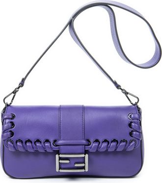 Fendi Pre-owned Womens Rare Ltd. Ed. Baguette Shoulder Bag - Purple - One Size