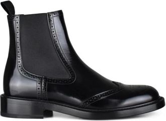 Dior Schoenen, Heren, Zwart, 41 EU, Leer, Evidence Chelsea Boot