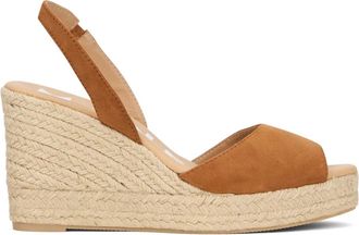 Maneb&igrave; Sandalen - Dames - Sleehakken - Bruin - 39 EU - Schoenen